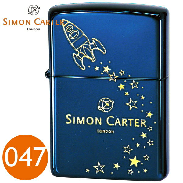 ZIPPO サイモンカーター SCP-047 ジッポー ライター ロケット イオンブルー ZIPPOライター ジッポー オイルライター メンズ ギフト 店長オス...