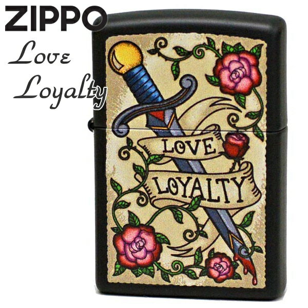 ZIPPO ラブロイヤリティ Z218-104620 ジッポー ライター 正規品 マットブラック オイルライター