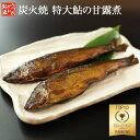 鮎の甘露煮 特大鮎4尾入り 通常鮎の2倍の重さ 喜連川 湧水仕立て 炭火焼き 特大