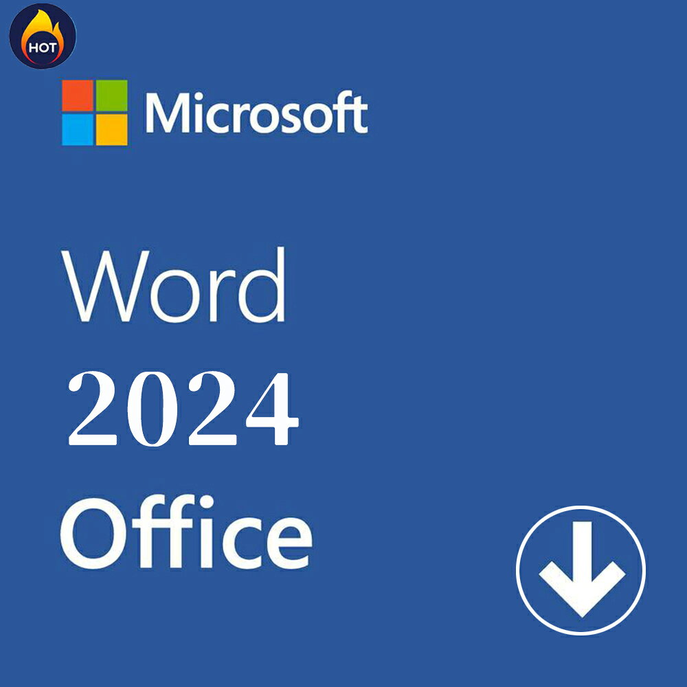 Microsoft（マイクロソフト） Microsoft Word 2024（最新 永続版）Office 2024 オンラインコード版 Windows11、10/mac対応