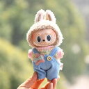 THE MONSTERS Exciting Macaron ぬいぐるみ用服 LABUBU ラブブ マカロン洋服/ズボン/靴/ネクタイ/帽子/スーツ ぬいぐるみ ...