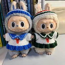 THE MONSTERS Exciting Macaron ぬいぐるみ用服 LABUBU ラブブ マカロン洋服/ズボン/靴/ネクタイ/帽子/スーツ ぬいぐるみ 服 17cm ぬいぐるみ 服セット