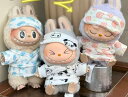 THE MONSTERS Exciting Macaron ぬいぐるみ用服 LABUBU ラブブ マカロン洋服/ズボン/靴/ネクタイ/帽子/スーツ ぬいぐるみ 服 17cm ぬいぐるみ 服セット