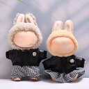 THE MONSTERS Exciting Macaron ぬいぐるみ用服 LABUBU ラブブ マカロン洋服/ズボン/靴/ネクタイ/帽子/スーツ ぬいぐるみ ...