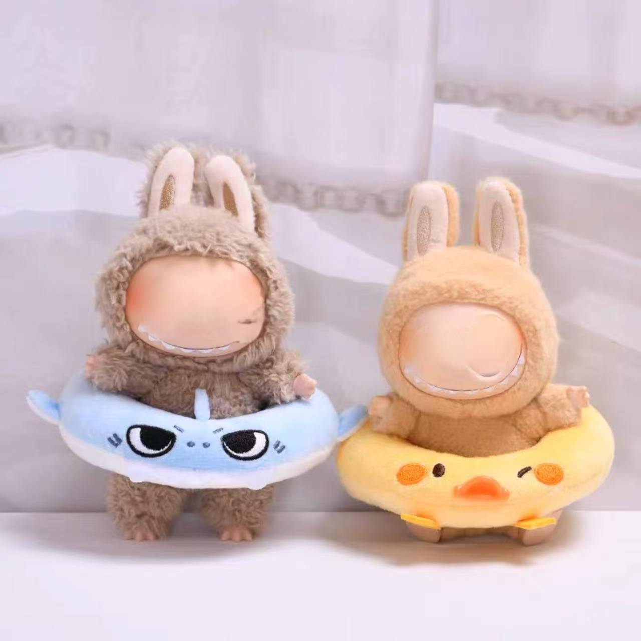 THE MONSTERS Exciting Macaron ぬいぐるみ用服 LABUBU ラブブ マカロン洋服/ズボン/靴/ネクタイ/帽子/スーツ ぬいぐるみ ...