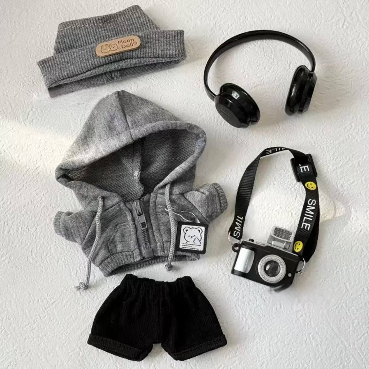 ラブブ服labubu服labubu洋服ぬいぐるみ用服 LABUBU ラブブ マカロン洋服/ズボン/靴/ネクタイ/帽子/スーツ ぬいぐるみ 服 17cm 15CMぬいぐるみ 服セット