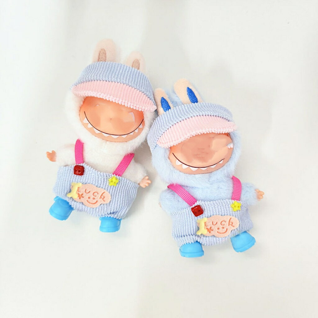 クリスマス服THE MONSTER PIN FOR LOVE ぬいぐるみ用服 LABUBU 4代ラブブ マカロン洋服/ズボン/靴/ネクタイ/帽子/スーツ ぬいぐるみ 服 10.5cm ぬいぐるみ 4代服セット