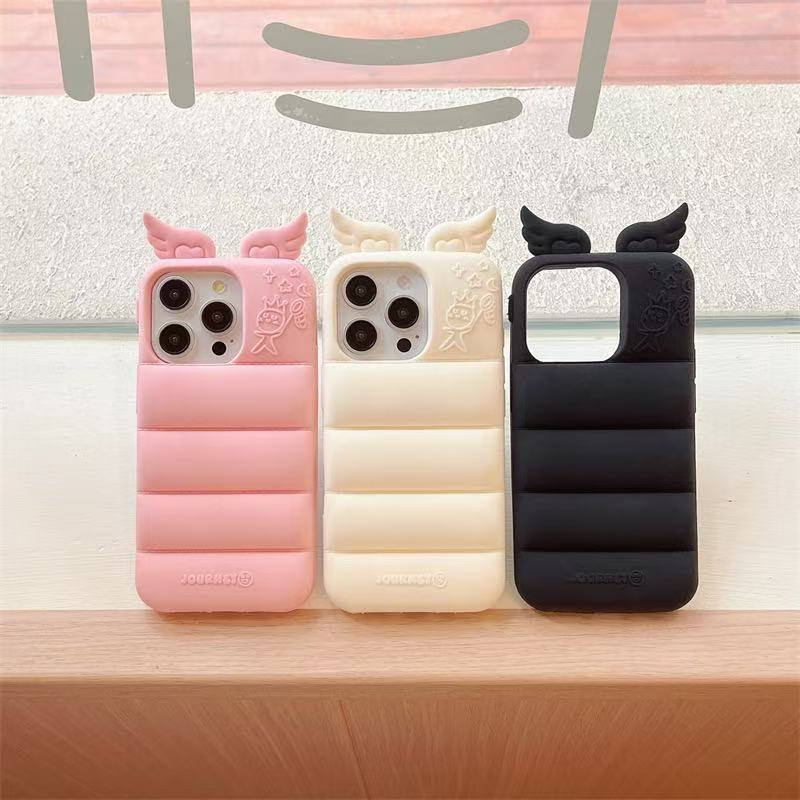 Rakuten - iPhone16Pro用ケース カジュアル レディース向け 軽量 シリコンケース 防衝撃 指紋防止 人気 キュート オシャレ 送料無料