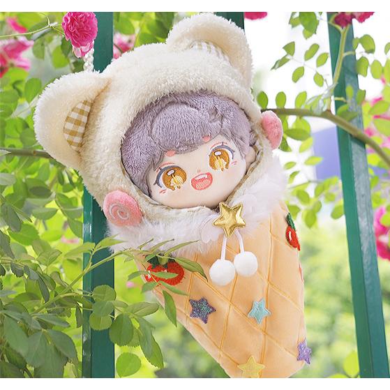 Rakuten - ぬいぐるみ服 クマ アイス 10cm 20cm 推し活 着ぐるみ 着せ替え おしゃれ シンプル