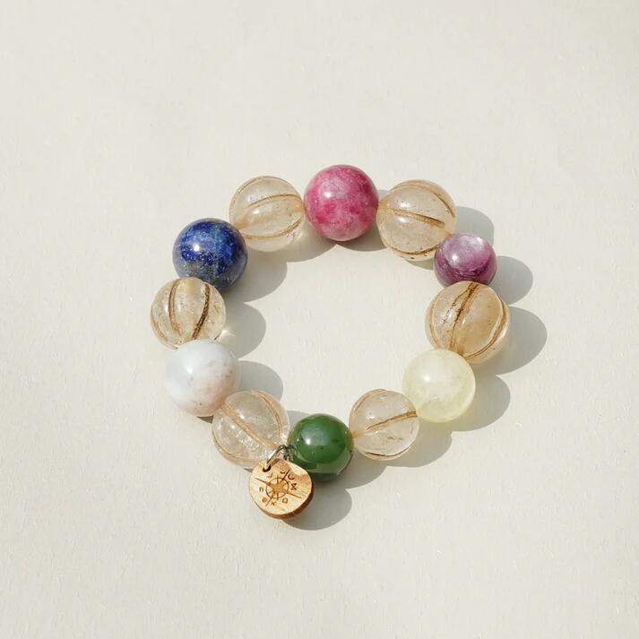 天然石ブレスレット パワーストーン 水晶 高波動 オーダーメイド 着用シーンに合わせて選べる ヒーリン..