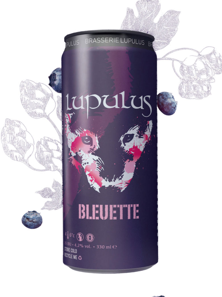 ルプルス・ブルーベリー缶 330ml(4)