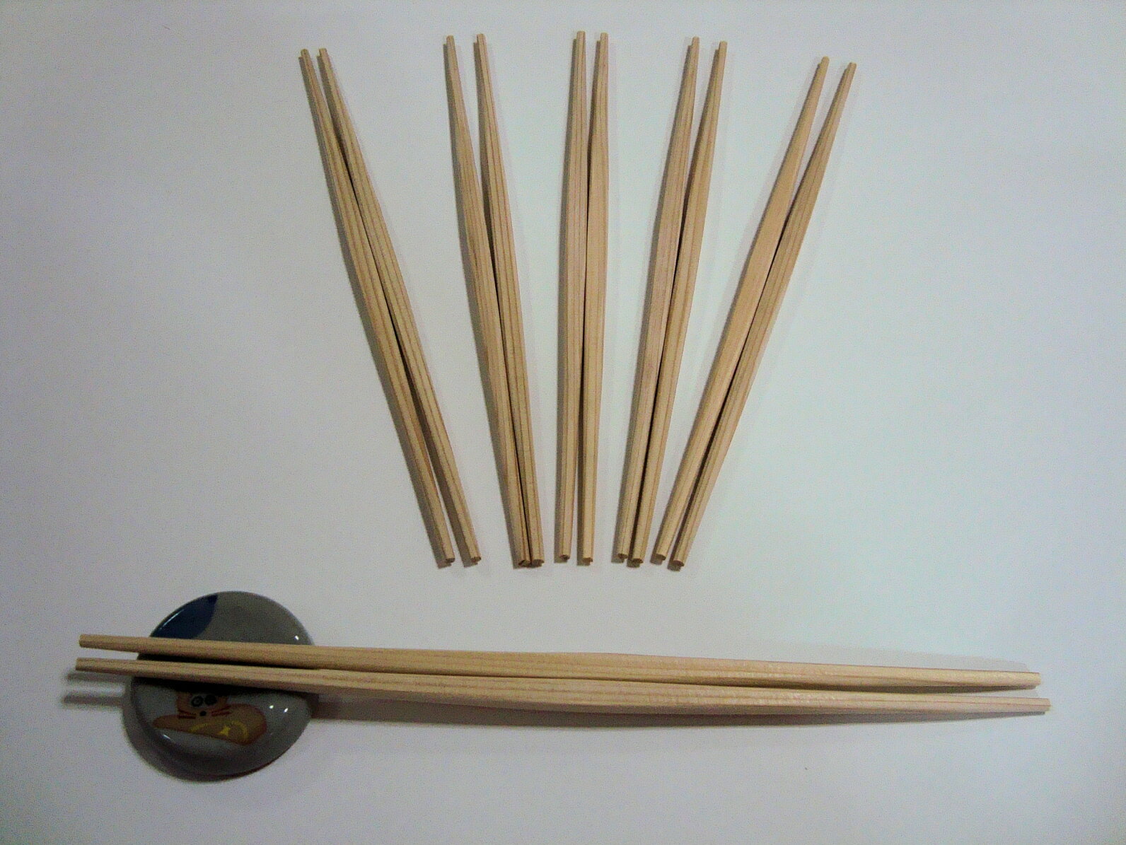 24cm卵（らん）中わりばし　目荒白帯なし　100膳