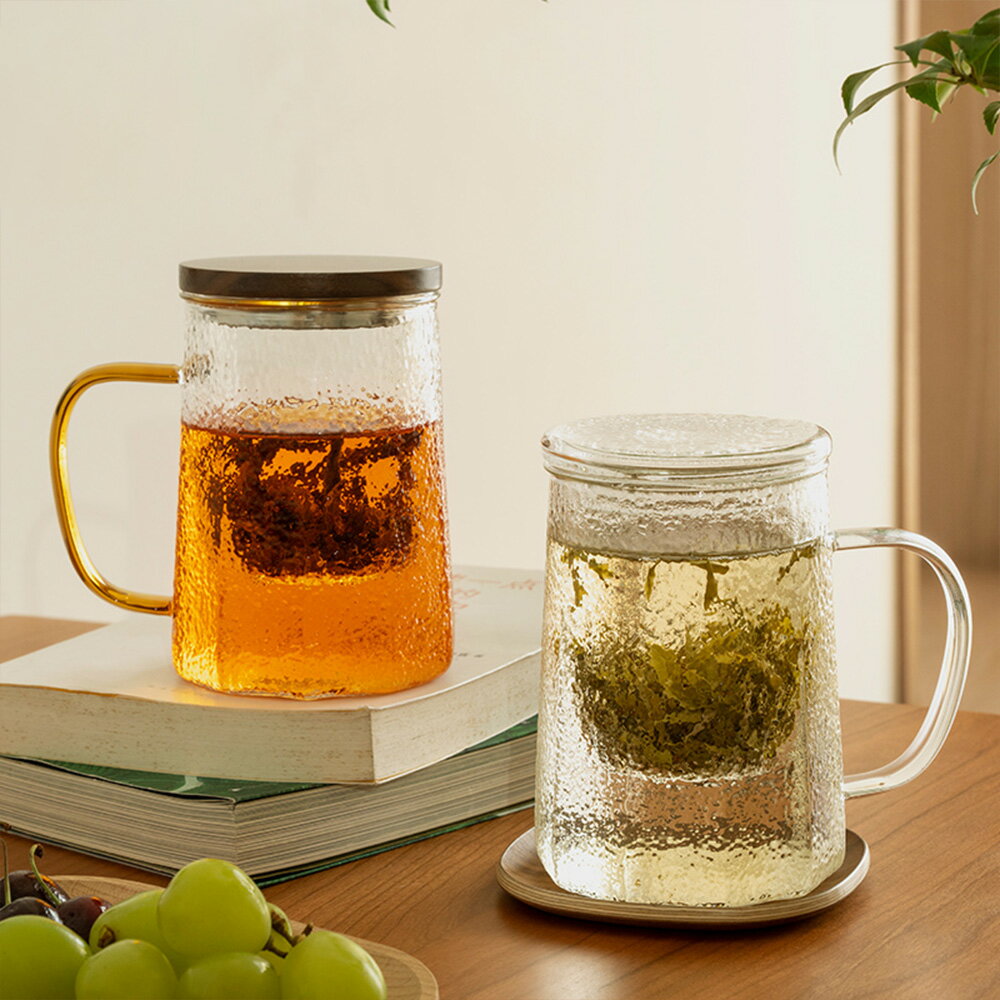 レトロ風 ティーポット 耐熱ガラス 550ml おしゃれ ガラス製ポット 麦茶 紅茶ポット 食器 フルーツティ..