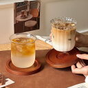 レトロ風 コーヒーグラス 耐熱ガラス 広口カップ 無地 シンプル ガラスタンブラー かわいい ロックグラス 韓国 おしゃれ ウイスキー ハイボール お酒 コップ...