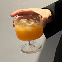 ins風 かわいい ゴブレット シンプル ブランデーグラス デザートグラス 足付き ボウル ワイングラス おしゃれ 食器 インテリア 北欧 コンパクト 脚付きカ...