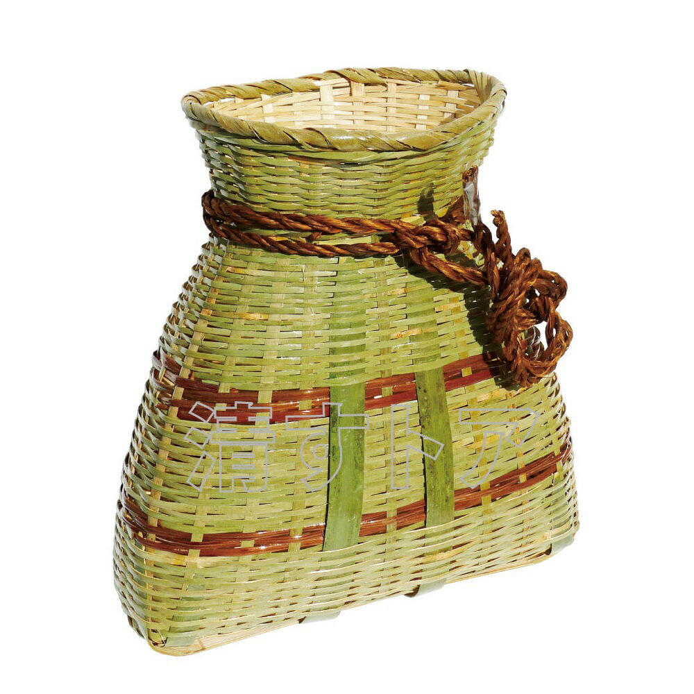 ビク浦島 腰かご 魚籃 竹籠