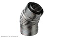 【φ110×φ75二層タイプ】W17 二重管(30°エルボ)【JIA認証品】(4)