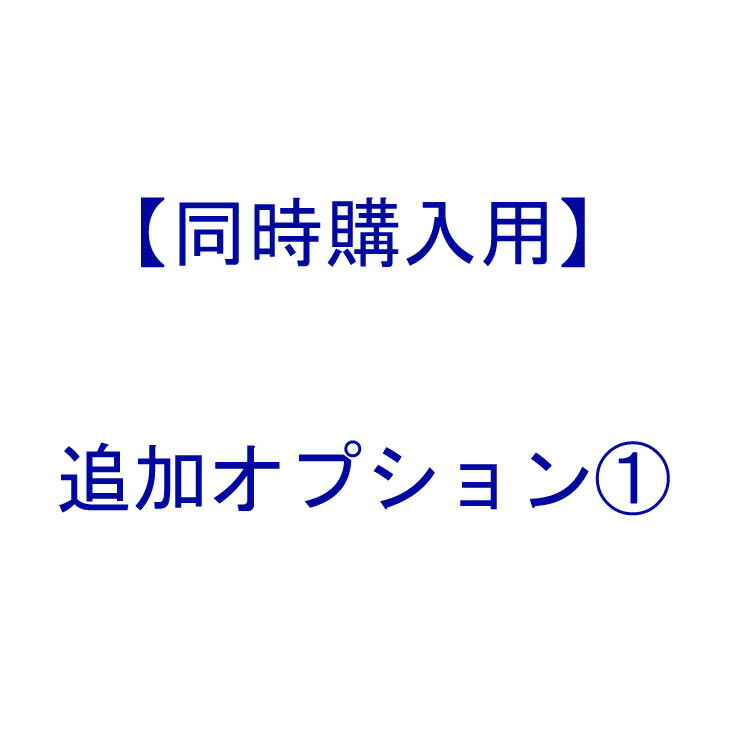 【 同時購入用 : 追加 オプション 】オプショ...の商品画像