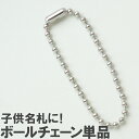 キーホルダー ストラップ 名札 プレゼント ギフト 【 こども名札 ボールチェーン ECO梱包 】 チェーン ボールチェーン 金具 キーホルダー こども名札 ネ...
