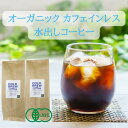 オーガニック カフェインレス メキシコ コーヒー 水出しコーヒー 送料無料 10パック入 38杯分 1杯130cc換算 マウンテンウォーター製法 眠れるコーヒー 有機 ノンカフェイン