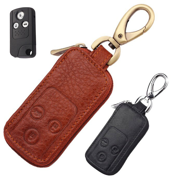 キーケース ホンダ専用 スマートキーケース キーカバー 本革 レザー ホンダ専用設計キーホルダー 3J HONDA レジェンド インスパイア アコード 等に適用 キーケース ホンダ アクセサリー