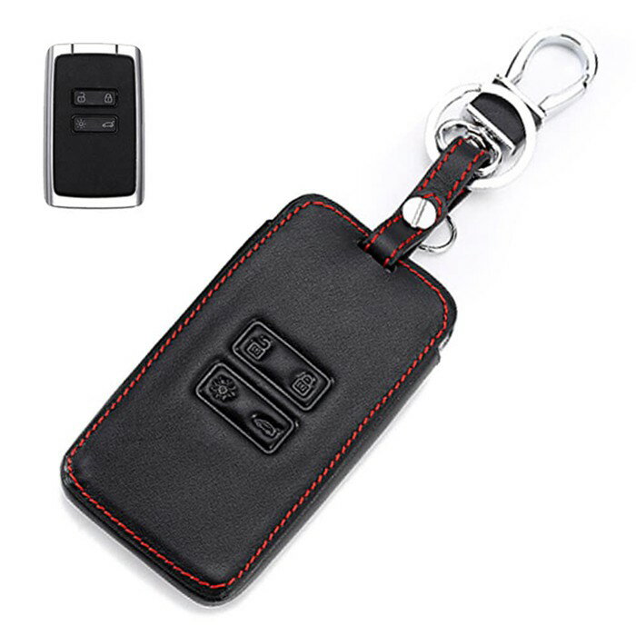 キーケース ルノー専用 スマートキーケース キーカバー 本革 ルノー専用設計キーホルダー 4J Renault Clio Espace 5 Master Bus Talisman等に適用 キーケース 360°全面保護 キーケースルノー アクセサリー