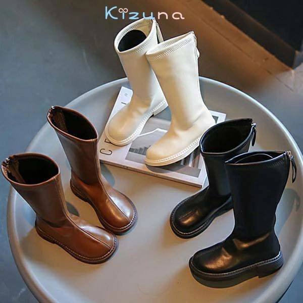 ロングブーツ キッズ 子供 靴 女の子 男の子 春秋冬 シューズ ジュニア ベビー ブーツ おしゃれ 可愛い..