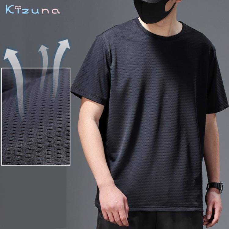 クールTシャツ ひんやりTシャツ 冷却Tシャツ 接触冷感 吸汗速乾 男女兼用 メンズ レディース 大きいサイズ アウトドア スポーツ 冷たい 冷感 涼感 半袖Tシャツ tshirt インナー 夏用 節電 夏 冷たいTシャツ 冷えるTシャツ スポーツ 夏 暑さ対策 送料無料