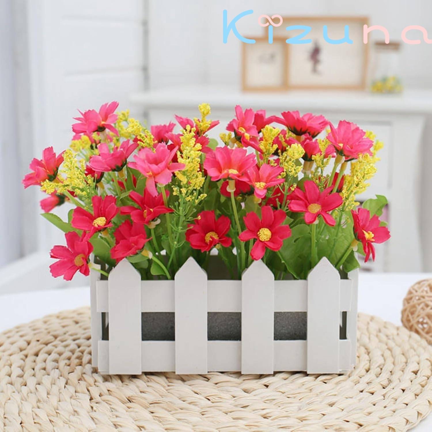 木柵 飾り花 人工観葉植物 インテリア アートフラワー 北欧 水やり不要 長持ち 喫茶店 開店祝い 部屋飾..