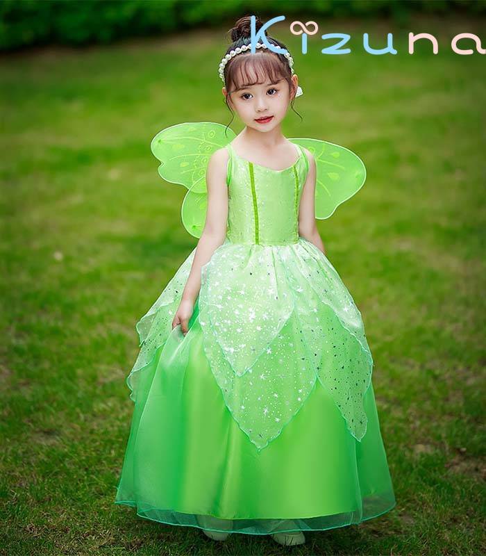 妖精 フェアリー ハロウィン コスプレ キッズ 衣装 レインボープリンセス 子供用 コスチューム 舞台衣装 発表会衣装にティンカーベル 妖精 プリンセス ハロウィン 仮装衣装 子供ドレス 女の子 学園祭 文化祭 100-150cm kizuna-shop-10059514 絆shop サンプル画像3