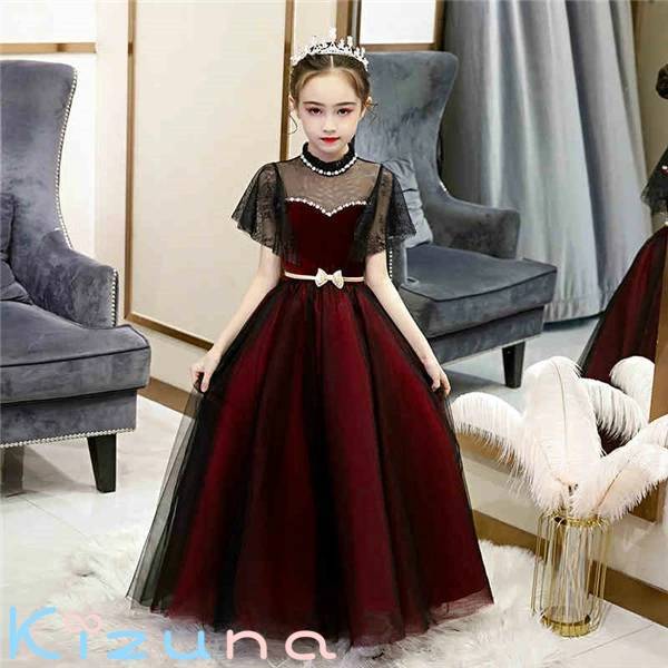 子供ドレス ジュニアドレス フラワーガール ベールガール リングガール パーティードレス キッズ ドレ..