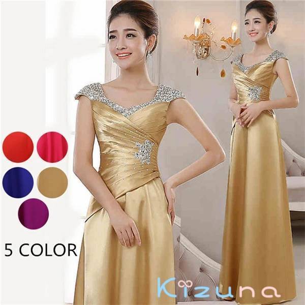 パーティードレスイブニングドレスロ...