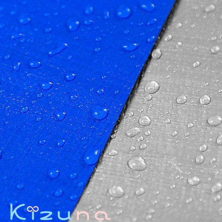 防水シート シルバーシート 3×3m 3×4m 防雨棚 防雨シート 屋外 屋根 厚手 雨よけシート 雨よけ棚 UVシート PE防水シート 漏れ防止 断熱 耐水 台風 ゲリラ豪雨 水害対策 保温性 耐寒性 耐久性 カバー 庭 屋上 保護 防雪 防水 災害 防災 ロープ付き キャンプ用 kizuna-shop-10017086 絆shop サンプル画像2