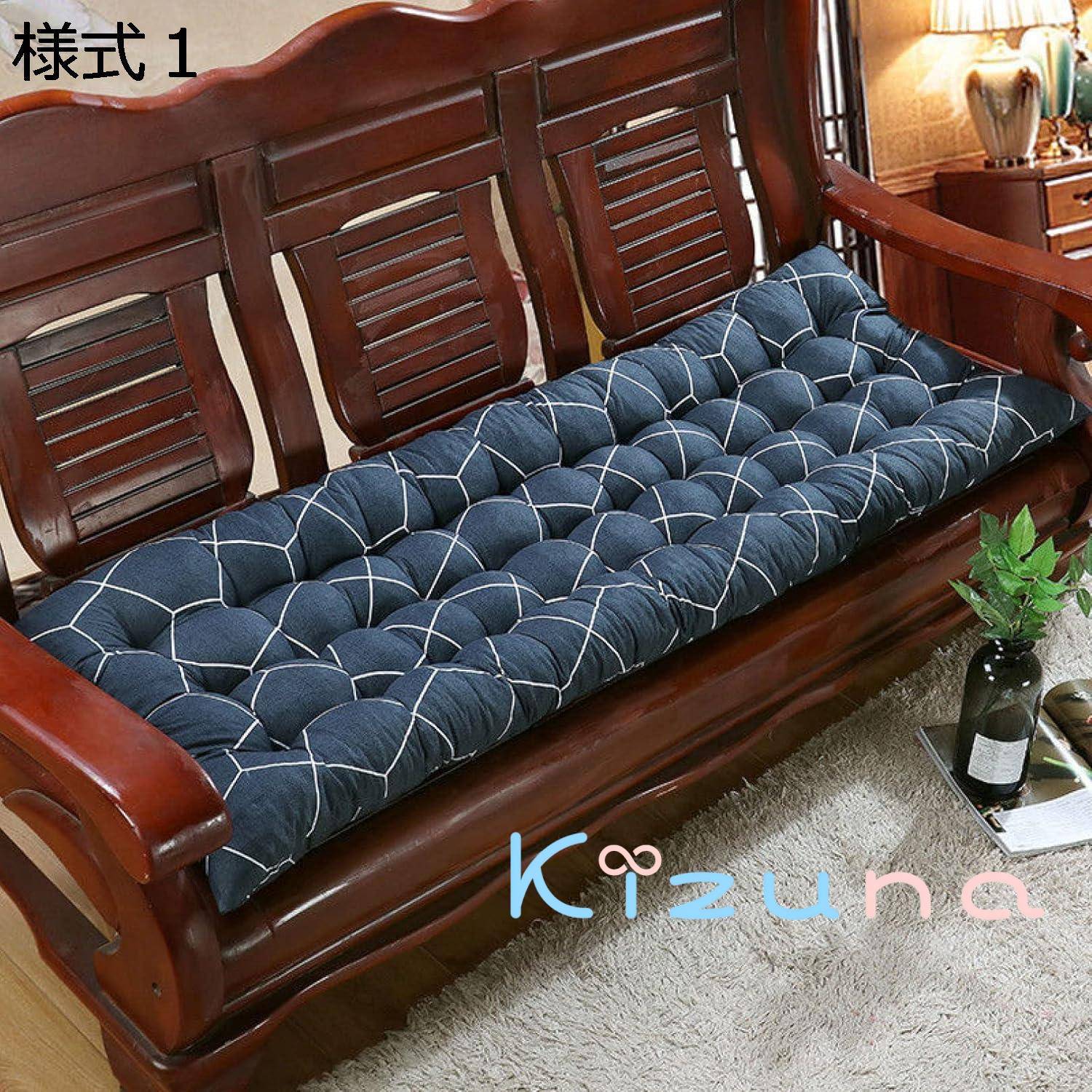 ベンチクッション 耐久性 怠惰なクッション 様式2 通気性 無地長座布団 クッション 長方形 おしゃれ ソ..