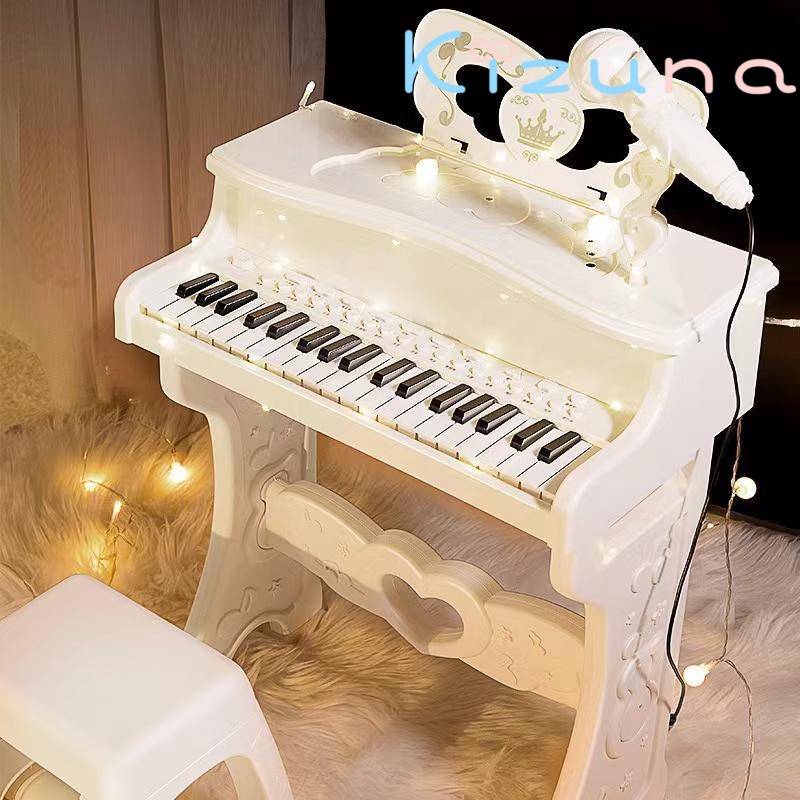 子ピアノ ピアノ おもちゃ おもちゃのピアノ 子供用 キッズ 光る ミニピアノ マイク付き 電子 キーボード 多機能 誕生日 こどもの日