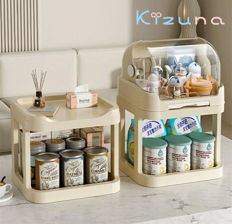 哺乳瓶 乾燥ラック カバー付き 哺乳用品 収納ケース 哺乳瓶 消毒ケース 多機能 ボトル 収納カップ 収納..