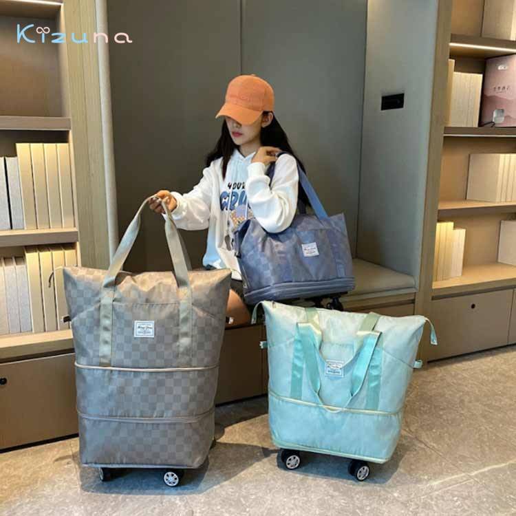 機内持ち込み キャリーバッグ ボストンバッグ 軽量 拡張可 大容量 修学旅行 旅行バッグ 3way レディース メンズ キャスター付き トートバッグ 折りたたみ 乾湿分離 トラベルポーチ おしゃれ スポーツバッグ 防水 旅行カバン 大型ボストン 林間学校 合宿 出産 カバン kizuna-shop-10028698 絆shop サンプル画像3
