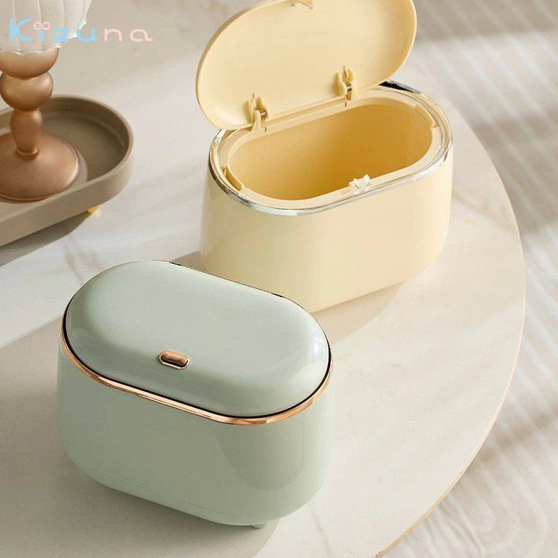 卓上ゴミ箱 ミニゴミ箱 蓋あり 蓋付き 可愛い ゴミ入れ 卓上サイズ 隠せる ゴミ袋見えない 北欧 おしゃれ 子供部屋 ダストボックス キッチン シンプル インテリア ミニ コンパクト 小さい くず入れ 寝室 オフィス 車用 オフィス リビングルーム kizuna-shop-10031906 絆shop サンプル画像2