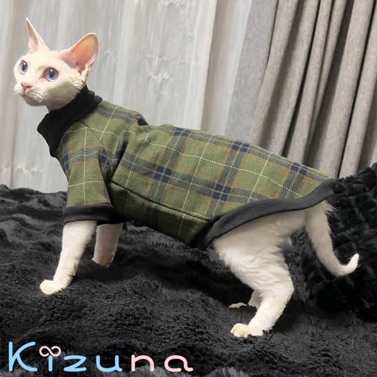 キャットウェア 秋 冬 寒さ対策 猫服 おしゃれ トレーナー 犬服 スフィンクス猫 シャム デボンレックス 柔らかい 肌着 抜け毛対策 つなぎ 部屋着 ペット ルームウェア アビシニアン 着脱簡単 アウトドア コーニッシュレックス kizuna-shop-10033933 絆shop サンプル画像3
