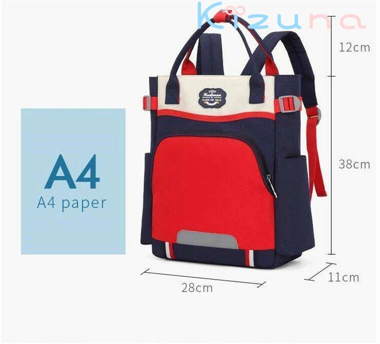 塾バッグ　キッズリュクサック　トートバッグ2way　塾リュック 子供旅行バッグ　学生バッグ　かわいい　機能性　補助バッグ　A4 遠足　旅行　欧米風　反射 男の子　女の子 送料無料 kizuna-shop-10004029 絆shop サンプル画像2