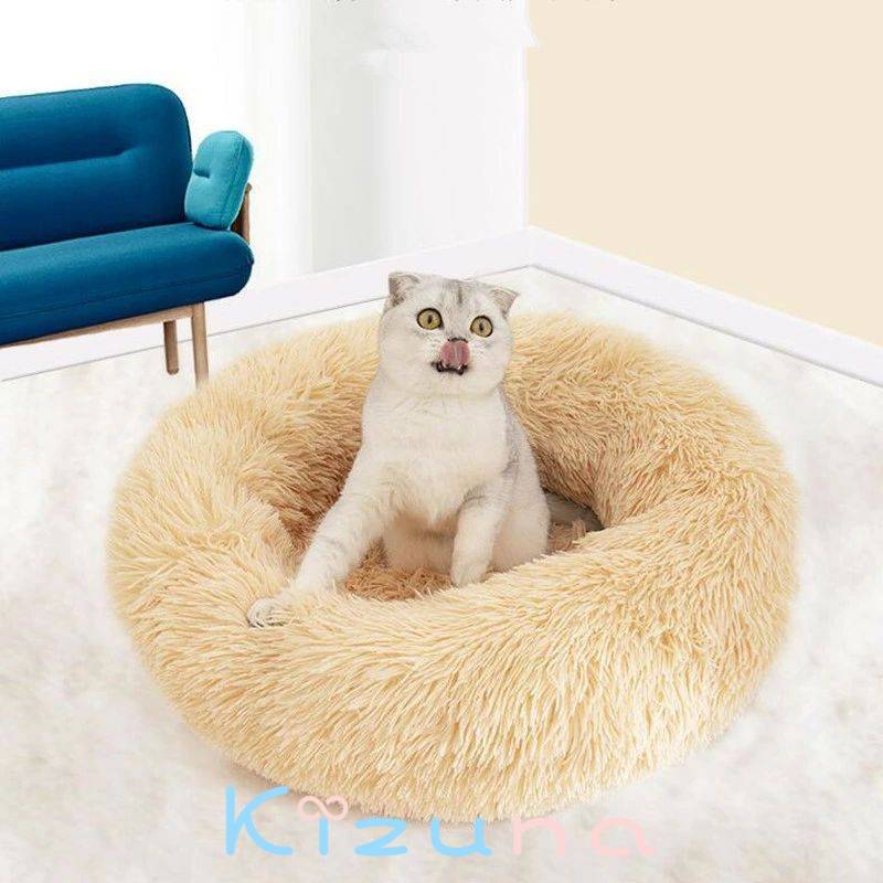 ペットベッド ふかふか ペットハウス 犬 猫 ペット用品 ペット用 猫犬ペットクッション 寝床 キャットベッド ペットソファ オールシーズン ぐっすり眠れる 寒さ対策 保温防寒 暖かい 冬 マット かわいい 洗える 小型犬 中型犬 シニ　ア ペット用品 滑り止め kizuna-shop-10006019 絆shop サンプル画像2