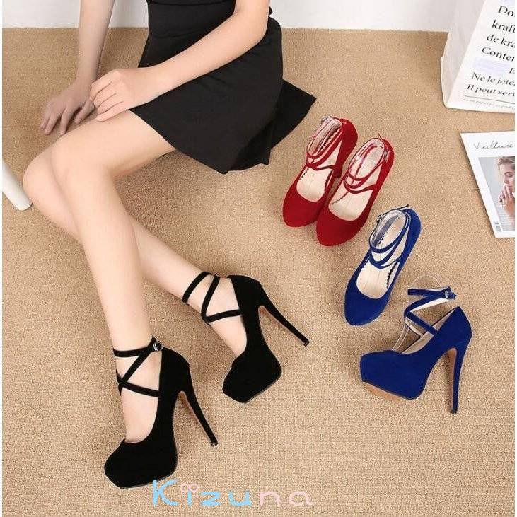 送料無料 美脚パンプス ヒール14cm 厚底 大きいサイズ パーティーシューズ ヒール ハイヒール ピンヒー..