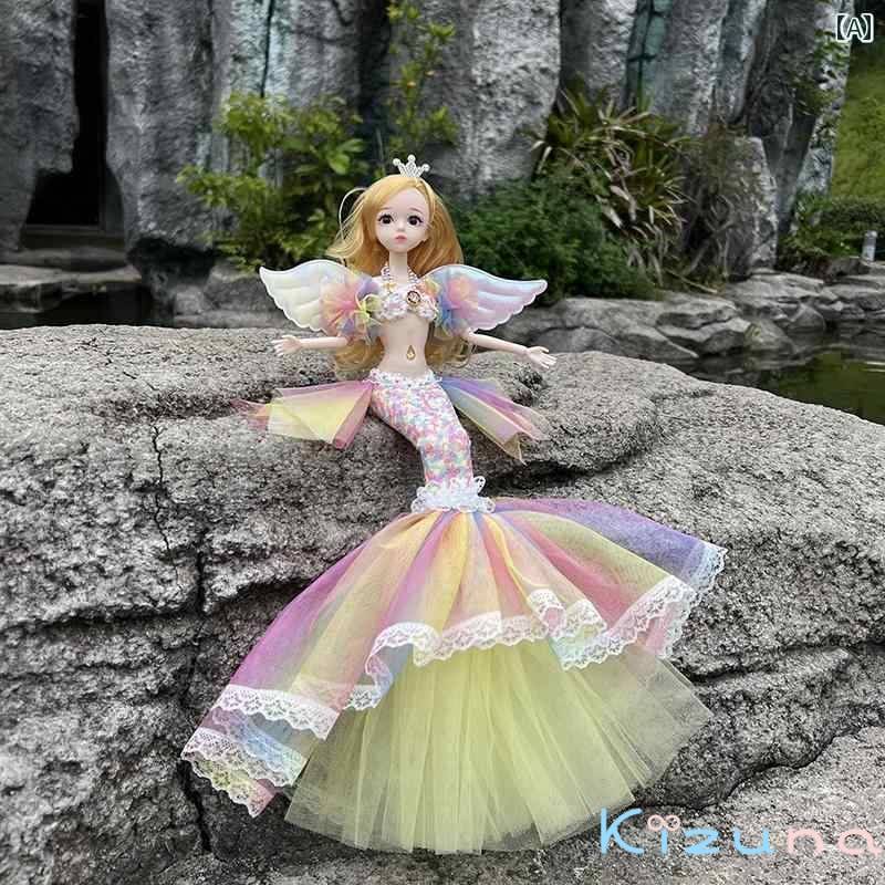 ぬいぐるみ　人形　おもちゃ　 カラフルな マーメイドプリンセス 人形 女の子 おもちゃ 子供用 ダンス ..