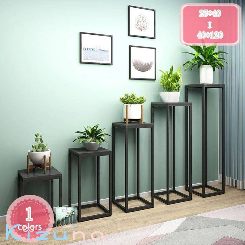 フラワースタンド プランタースタンド 脚付き 木製 アイアン パイン材 フ プランターラック フラワーラ..