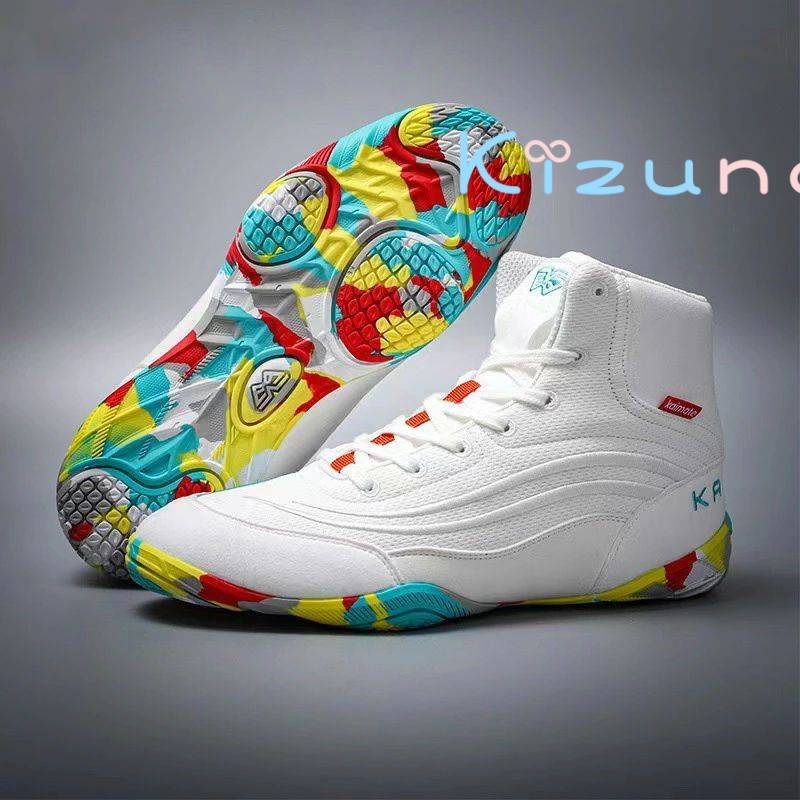 ボクシングシューズ ジュニア レスリングシューズ ハイカット レーストレーニング 重量挙げ MMA靴 足首..