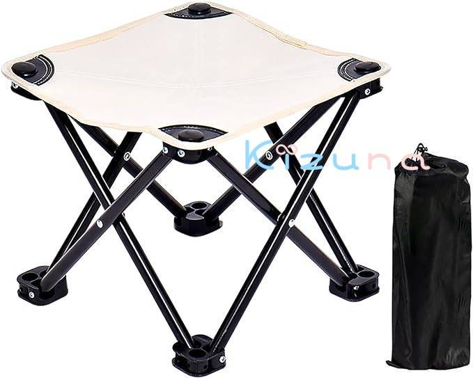 折りたたみ椅子 アウトドアチェア キャンプイス コンパクト 瞬間収納 耐荷重150kg 超軽量 持ち運び 折り畳みいす キャンプ 釣り 登山 焚き火 お花見 花火大会 公園ランチ バーベキュー 運動会観戦 写真撮影 kizuna-shop-10006122 絆shop パッケージ画像