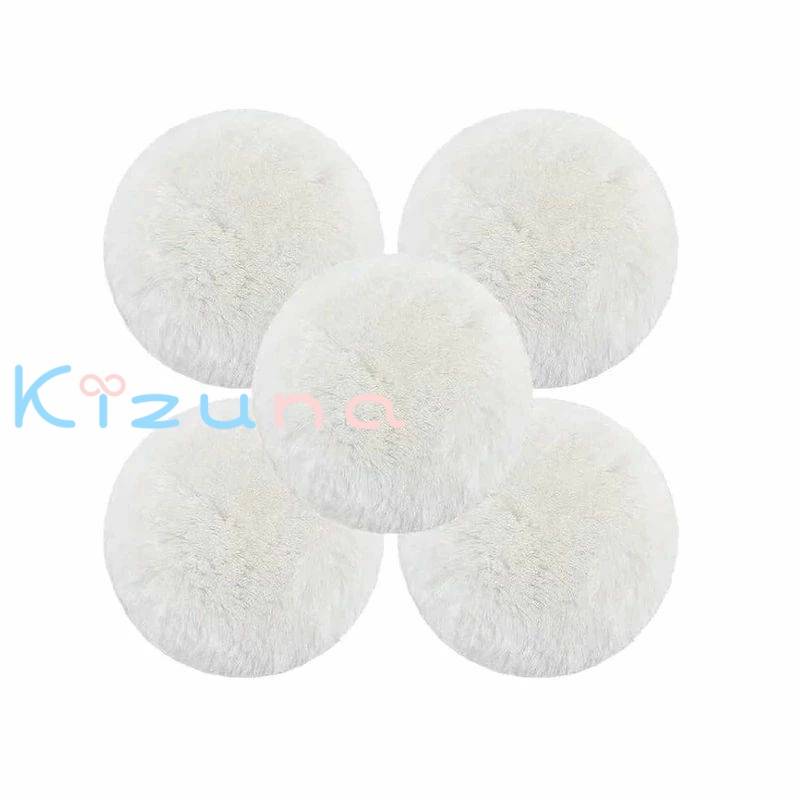 ウールバフ ポリッシャーカバー 5個セット 羊毛バフ 柔軟性 高耐久性 滑らか仕上げ 車磨き 家具研磨 洗..