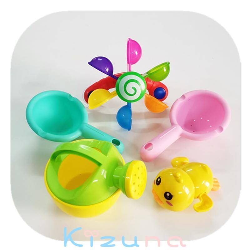 プール 水遊び おもちゃ 子供 ベビー お風呂 知育 玩具 噴水 シャワー カップ 水車 ジョウロ スコップ ..