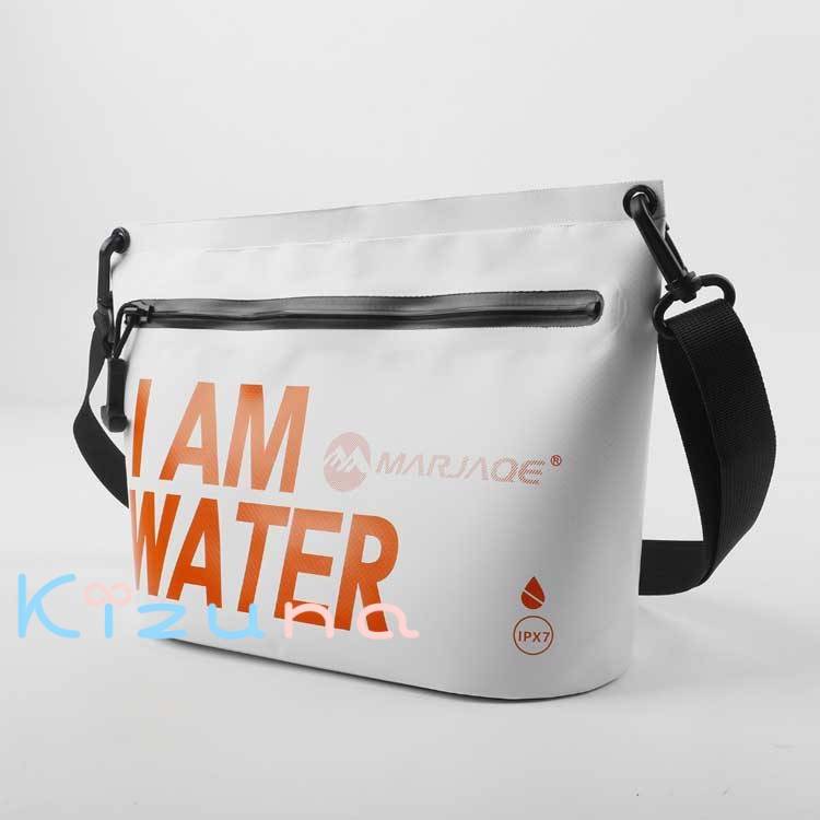 ドライバッグ ポーチ IPX7 完全防水 ショルダー 肩掛け 防水 防塵 完全防水 水没 密封 水中 かばん 鞄 ..