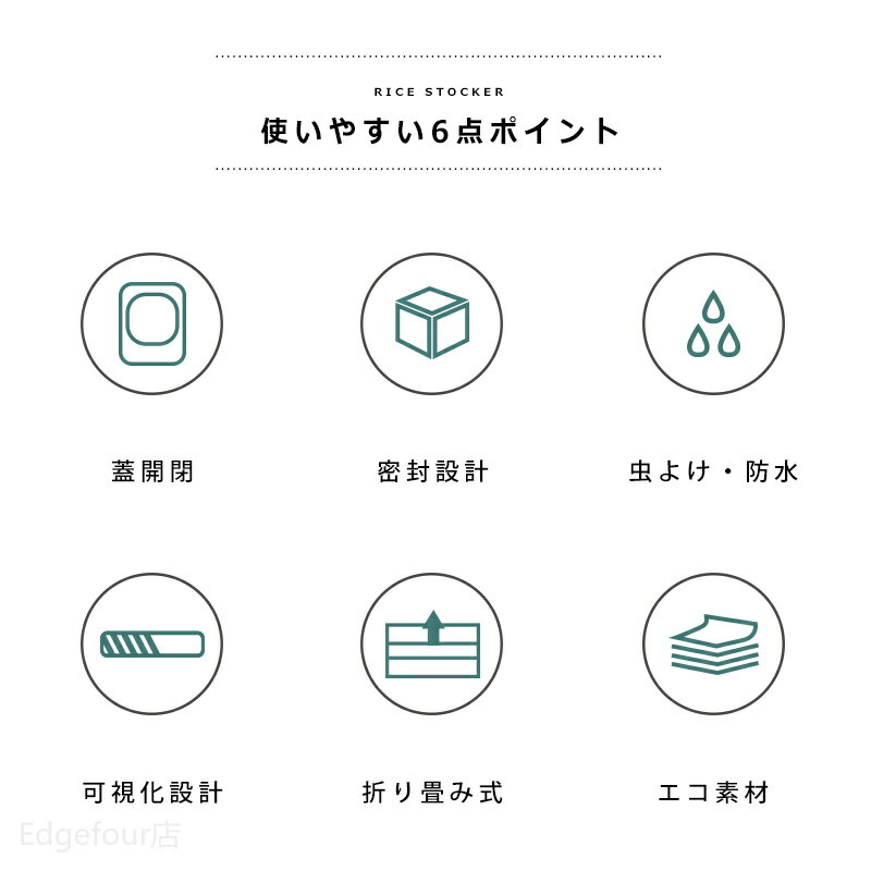 ＼1点5％OFF 2点10％OFF／米びつ 折り畳み式 5kg 10kg ~ 25kg スリム 密封 虫よけ ...